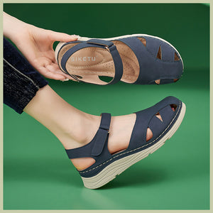 Women's Comfortable Casual ToE-toe Hollow Thick-Soled Sandals