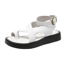 Cargar imagen en el visor de la galería, Slip-on Thick Sole Casual Wearing Ring Buckle Strap Women&#39;s Shoes
