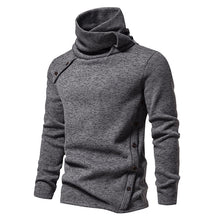 Cargar imagen en el visor de la galería, Men&#39;s Ribbed Knit Zipper Plain Stand Collar Pullover Sweater
