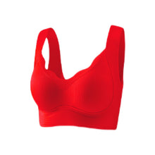 Cargar imagen en el visor de la galería, Women&#39;s Fixed Cup Push-up Wireless Breathable Sports Tank Top Bra
