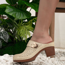 Cargar imagen en el visor de la galería, Women&#39;s Baotou high heel breathable slippers
