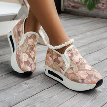 Cargar imagen en el visor de la galería, Mesh Design Casual Slip-On High-Heeled Shoes With Platform For Women
