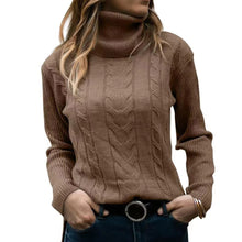 Cargar imagen en el visor de la galería, Women&#39;s Turtleneck Sweaters 2024 Fashion Long Sleeve Pullover
