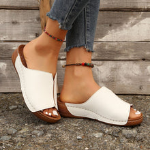 Cargar imagen en el visor de la galería, Women Comfortable Casual Wedge Thick Bottom Slippers
