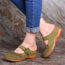 Cargar imagen en el visor de la galería, Ladies Flat Round Toe Casual Sandals
