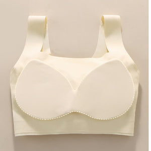 Seamless Back-Wrapped Half-Vest Sleep Bra