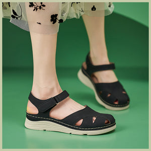 Women's Comfortable Casual ToE-toe Hollow Thick-Soled Sandals