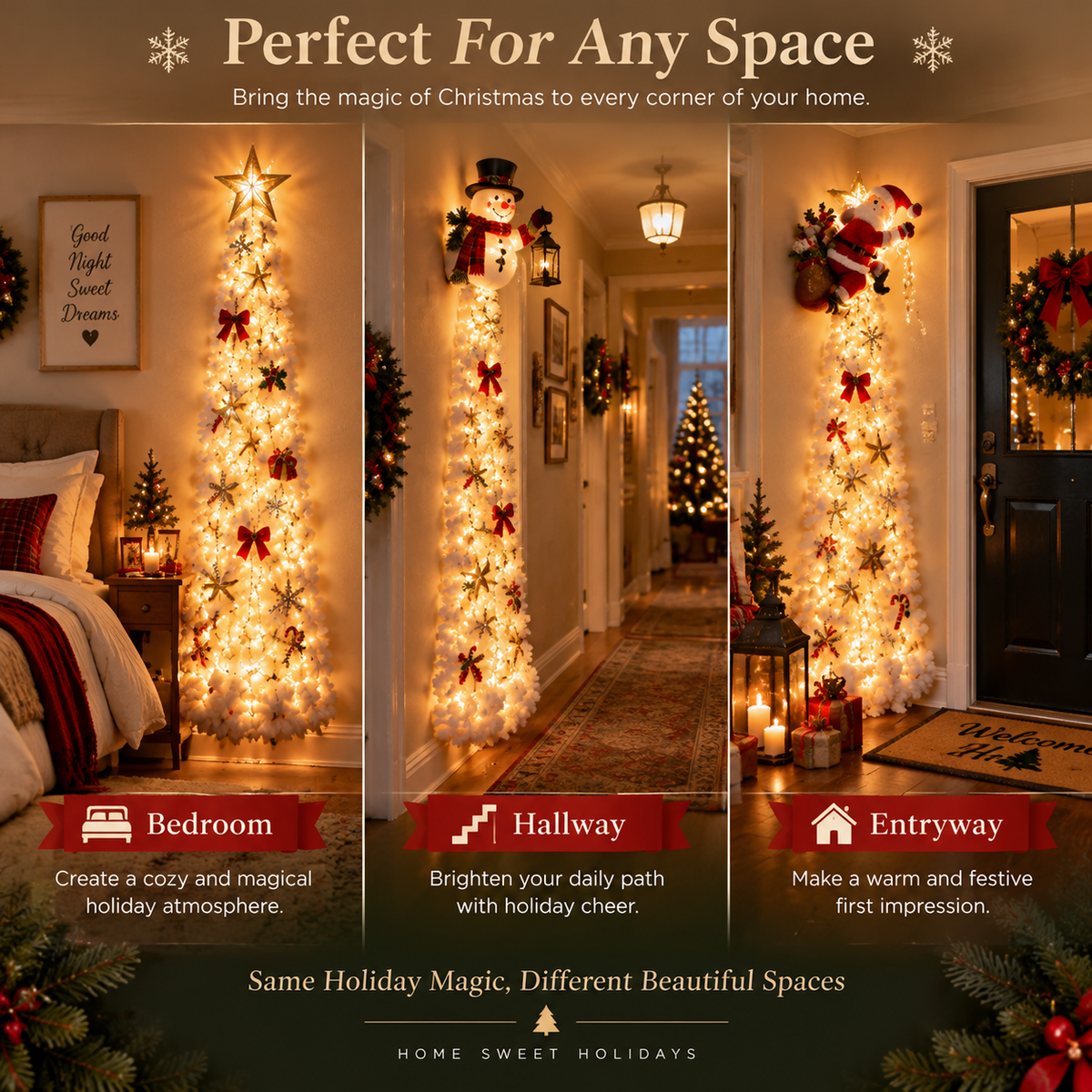 Christmas Cloud Tree Wall Decoration
