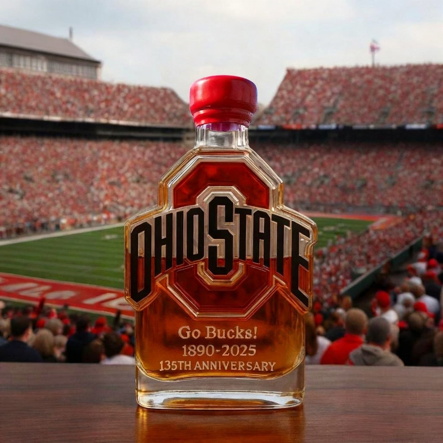 Detroit Limited Edition Motor City Whiskey Bottle