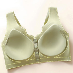 Front-Open Wire-Free Bra for Middle-Aged and Elderly