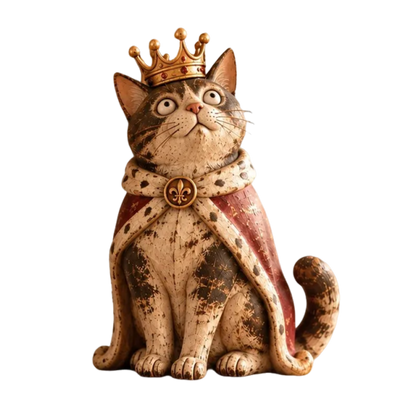 Graddi Medieval Cat Court Figurines