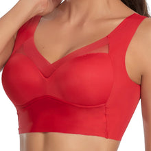 Cargar imagen en el visor de la galería, Integrated Fixed Cup GluE-free Plus Size Sports Bra
