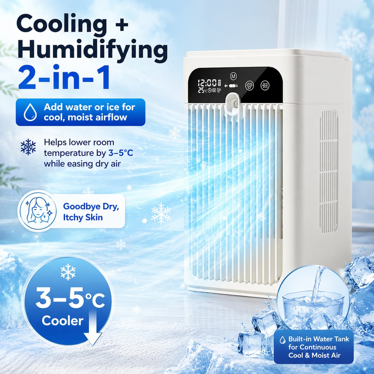 3-in-1 Desktop Air Cooler