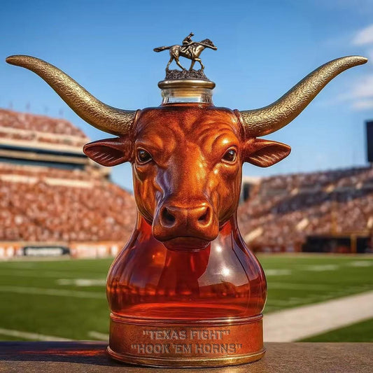Texas Longhorns football Whisky collector's bottle