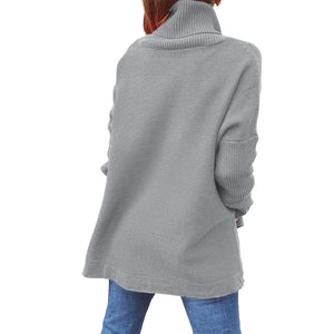 Soft Cotton Stand Collar Large Size Long Sleeve Tops Ladies Jumper Loose Tunic Casual T-Shirts