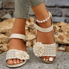 Cargar imagen en el visor de la galería, Women&#39;s Summer Hollow Flower Platform Sandals
