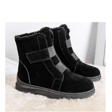 Cargar imagen en el visor de la galería, Women&#39;s winter warm thick-soled Velcro snow boots
