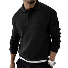 Cargar imagen en el visor de la galería, Jumpers for Men Solid Color Sweater Shirt Pullover Sweater
