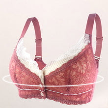 Cargar imagen en el visor de la galería, Women&#39;s Lace Front Button Adjustable Straps Bra
