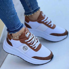 Cargar imagen en el visor de la galería, Women&#39;s Spring New Casual Wedge Mesh Sneakers
