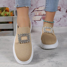 Load image into Gallery viewer, Women&#39;s Mesh Rhinestone Thick Sole Casual Shoes
