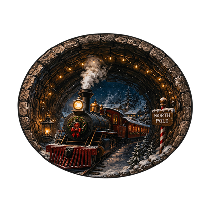 Graddi Christmas 3D Illusion Rug