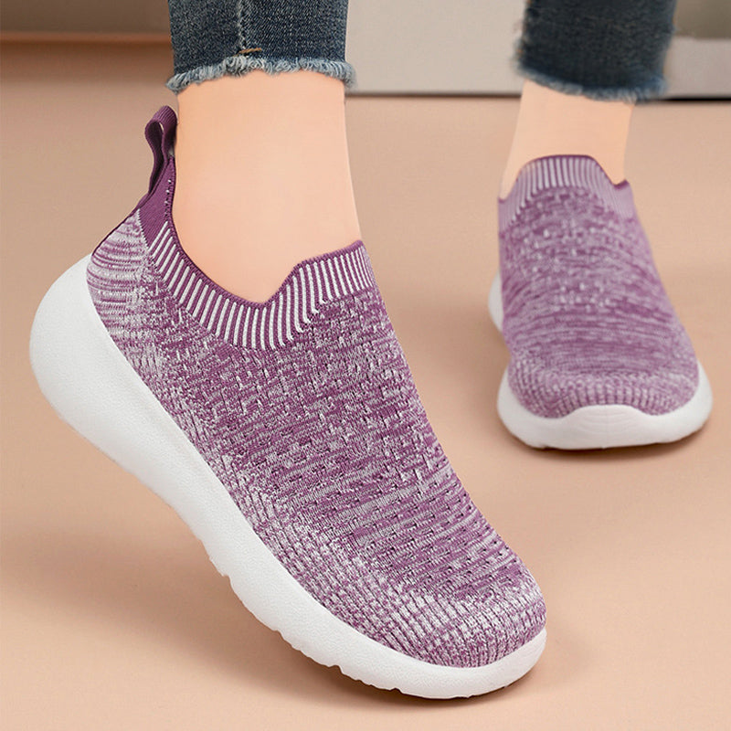 Ladies Spring Slip-On Soft Sole Lightweight Casual Shoes