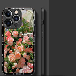 New Pink Rose Flower iPhone Case