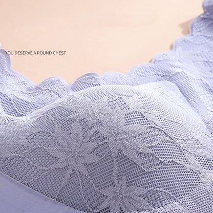 Women's seamless lace wide shoulder underwear