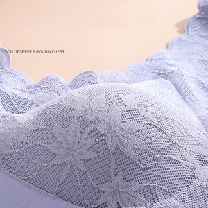 Women's seamless lace wide shoulder underwear