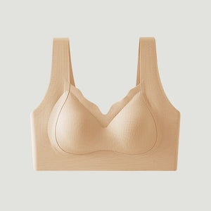 Wire-Free Seamless Push-Up One-Piece Bra