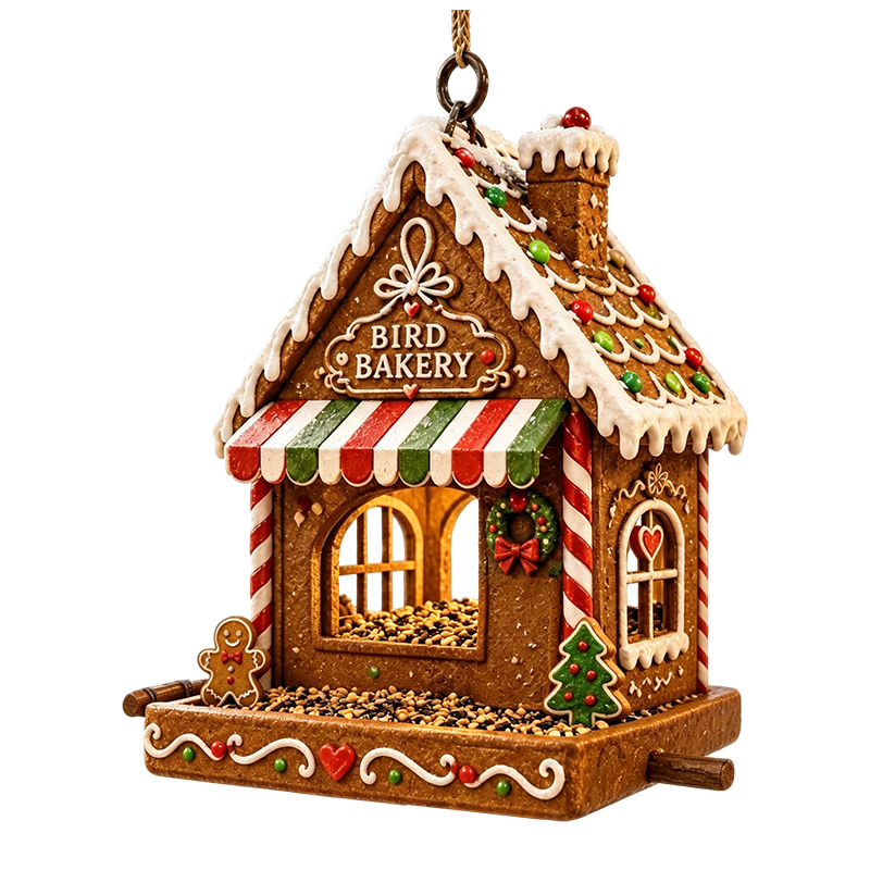 Graddi Holly & Seed Christmas Bird Feeder