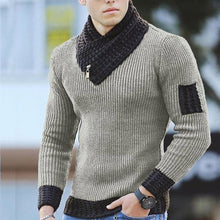 Cargar imagen en el visor de la galería, Men Turtleneck Winter Warm Cotton Pullovers Sweaters
