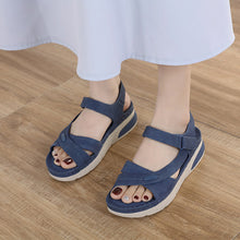 Cargar imagen en el visor de la galería, Women&#39;s Casual Thick Sole Velcro Sandals
