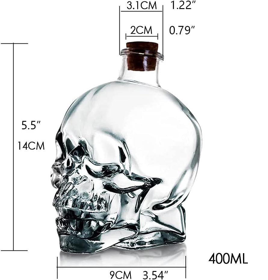 ✨LAST DAY 49% OFF🔥 - 🎁Funny Whiskey Skull Bottle