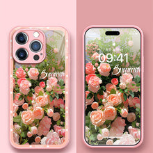 Cargar imagen en el visor de la galería, New Pink Rose Flower iPhone Case
