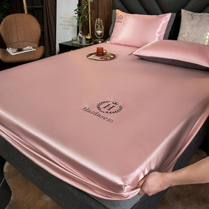 Free Pillowcase & 49% OFF🎁-Ice Silk Bed Sheet