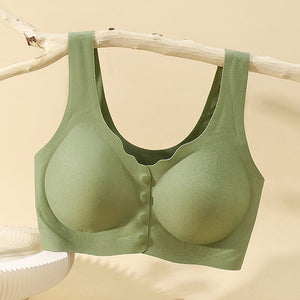 Front-Clasp Anti-Sagging Vest-Style Plus Size Bra