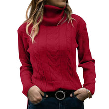 Cargar imagen en el visor de la galería, Women&#39;s Turtleneck Sweaters 2024 Fashion Long Sleeve Pullover
