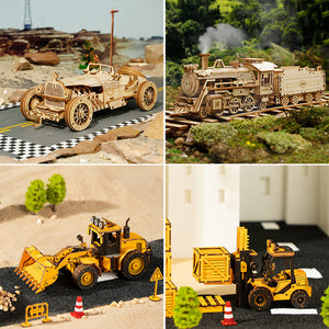 🔥EARLY SUMMER HOT SALE 48% OFF🔥 - SUPER WOODEN MECHANICAL MODEL PUZZLE SET