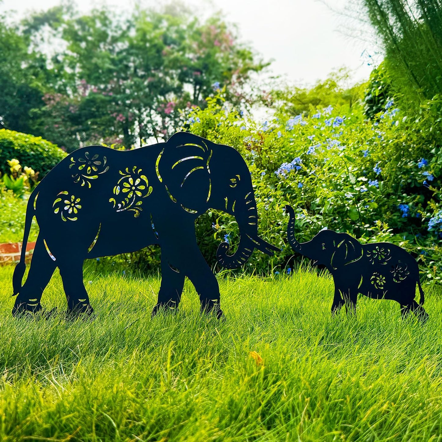 Animal Series Metal Decor for Outside Garden