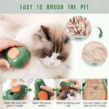 Cargar imagen en el visor de la galería, 3 in 1 Cat Steamy Brush for Massage, Clean and Removing Loose Hair
