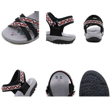 Cargar imagen en el visor de la galería, Womens Walking Athletic Sandals Open Toe Wide Comfy Water Sandal
