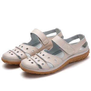 Comfyfleek Wide Toe Box & Wide Size Leather Sandals