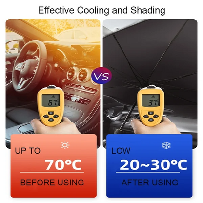 Foldable Car Windshield Sun Shade Umbrella