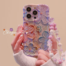 Load image into Gallery viewer, Ins Hot Oil Painting Flower iPhone Case
