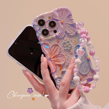 Load image into Gallery viewer, Ins Hot Oil Painting Flower iPhone Case
