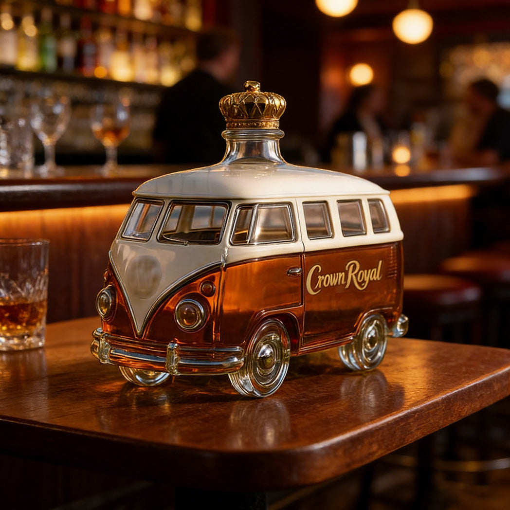 Camper Van Decanter Whiskey Bottle