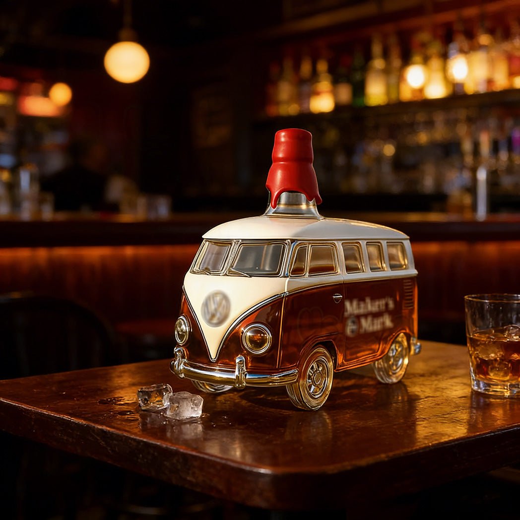 Camper Van Decanter Whiskey Bottle