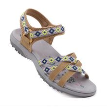 Cargar imagen en el visor de la galería, Womens Walking Athletic Sandals Open Toe Wide Comfy Water Sandal
